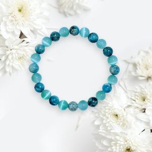 Apatite/Selenite Bracelet